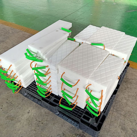 High Strength Yellow Black Anti-Slip Outrigger Pads Crane Leg Support